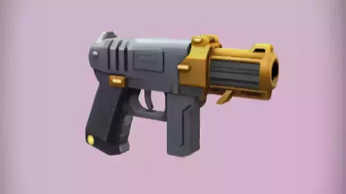 futuristic sci fi blaster gun