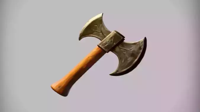 double headed battle axe