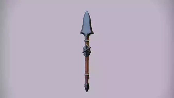 Decorative fantasy spear