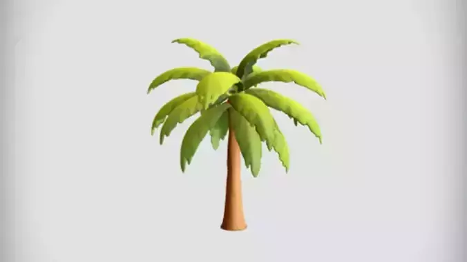cartoon palm tree