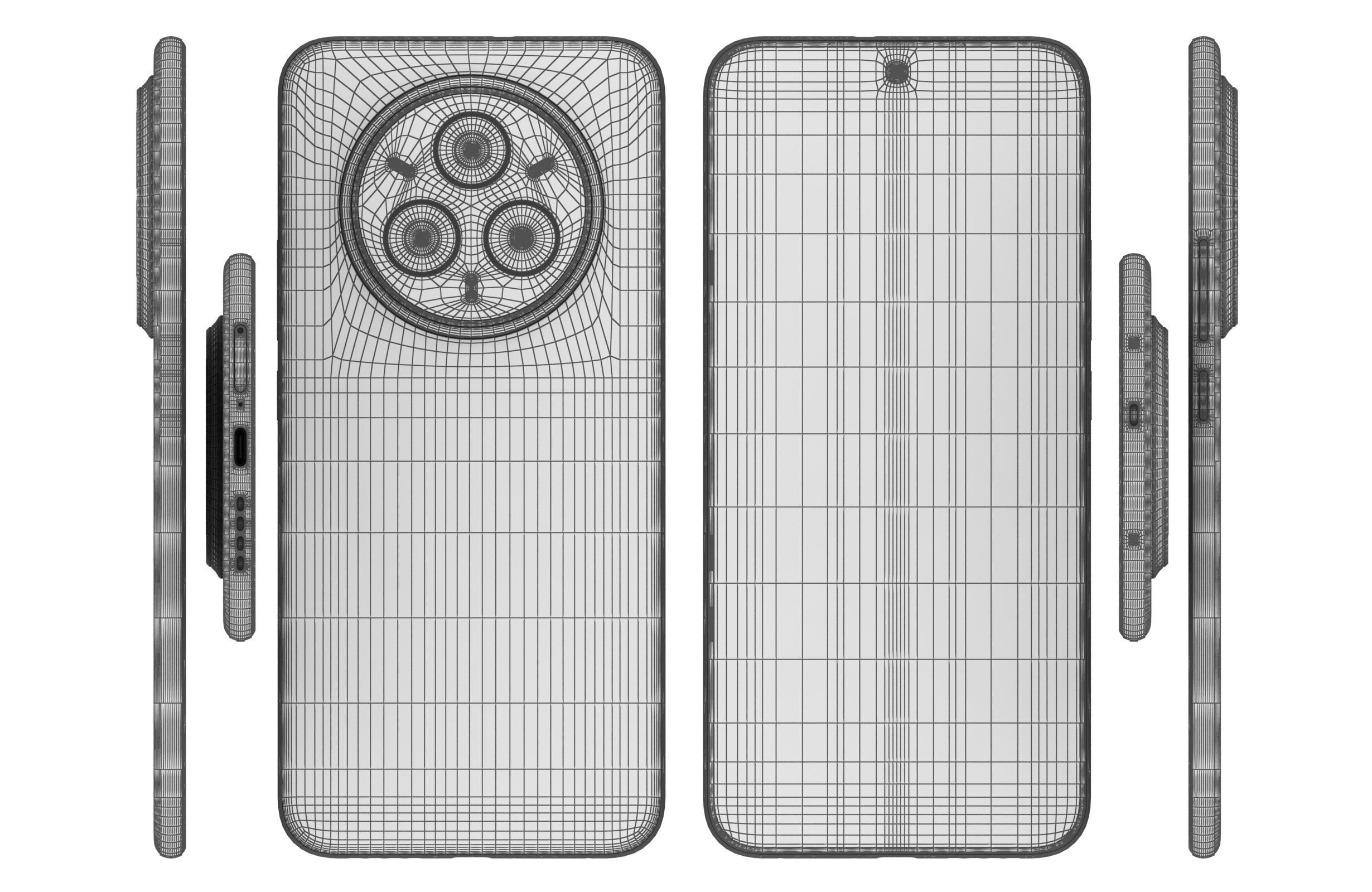 Realme 14 Pro Plus Gray 3D model_17