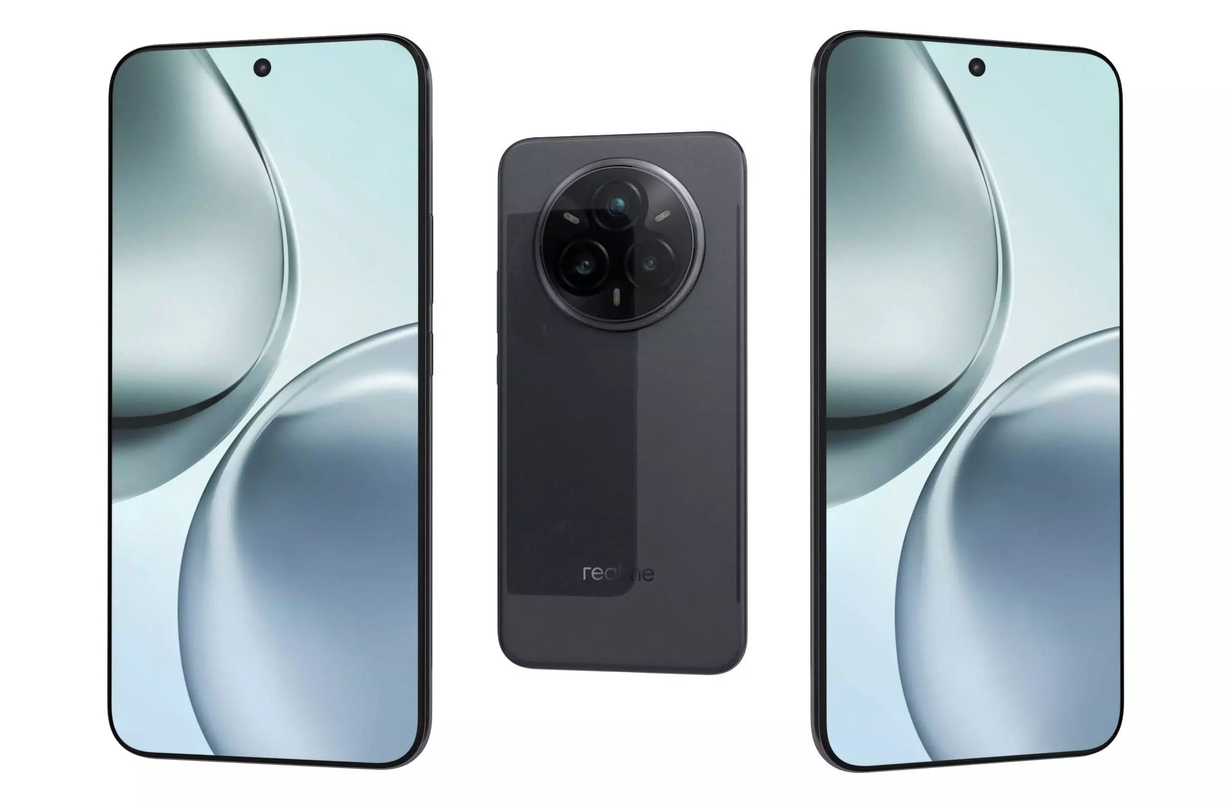 Realme 14 Pro Plus Gray 3D model_0