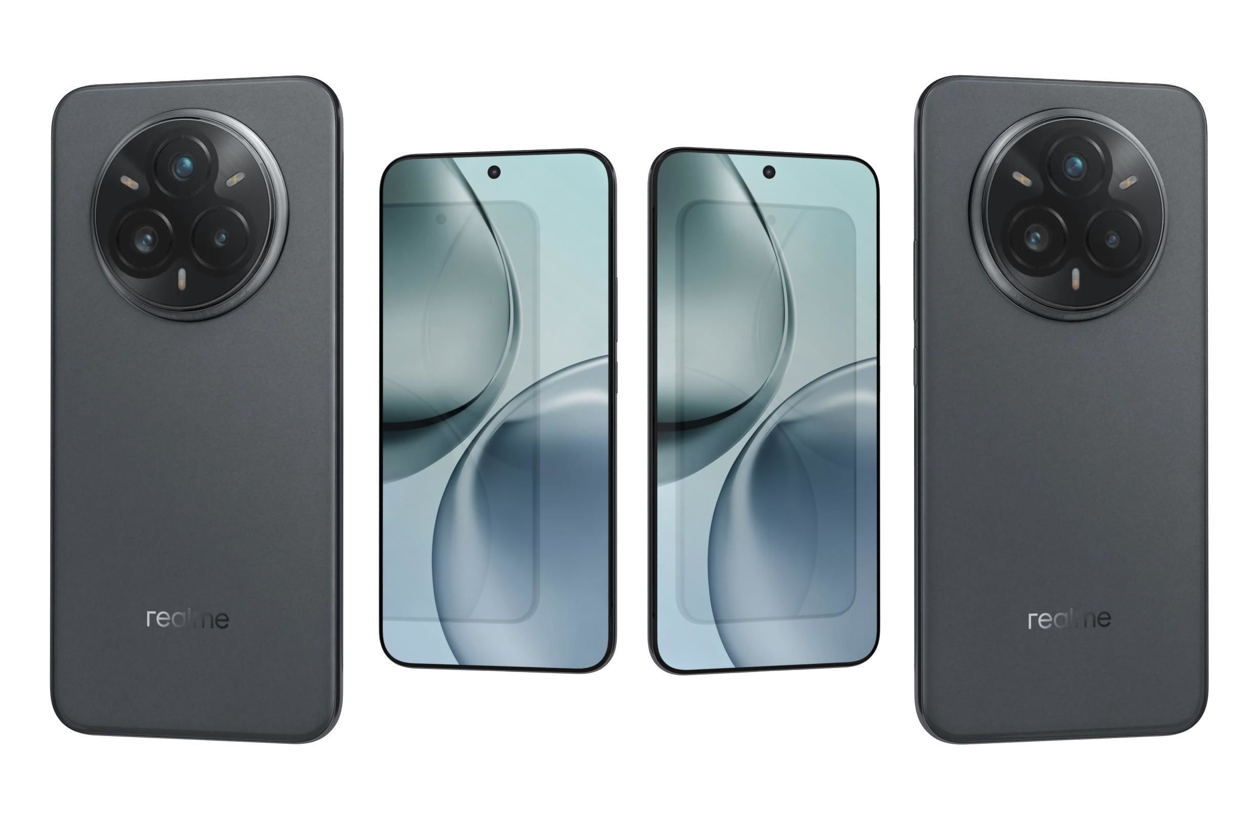 Realme 14 Pro Plus Gray 3D model_2