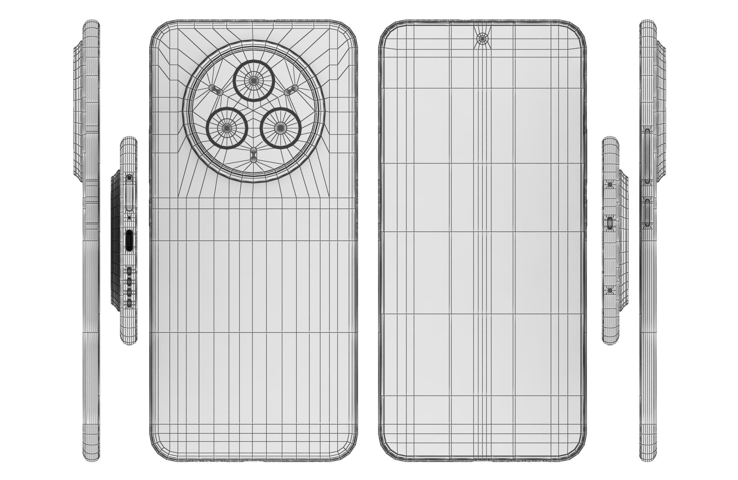 Realme 14 Pro Plus Gray 3D model_16