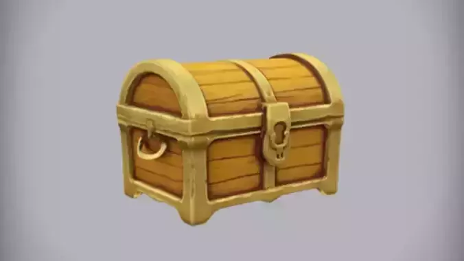 wooden treasure chest