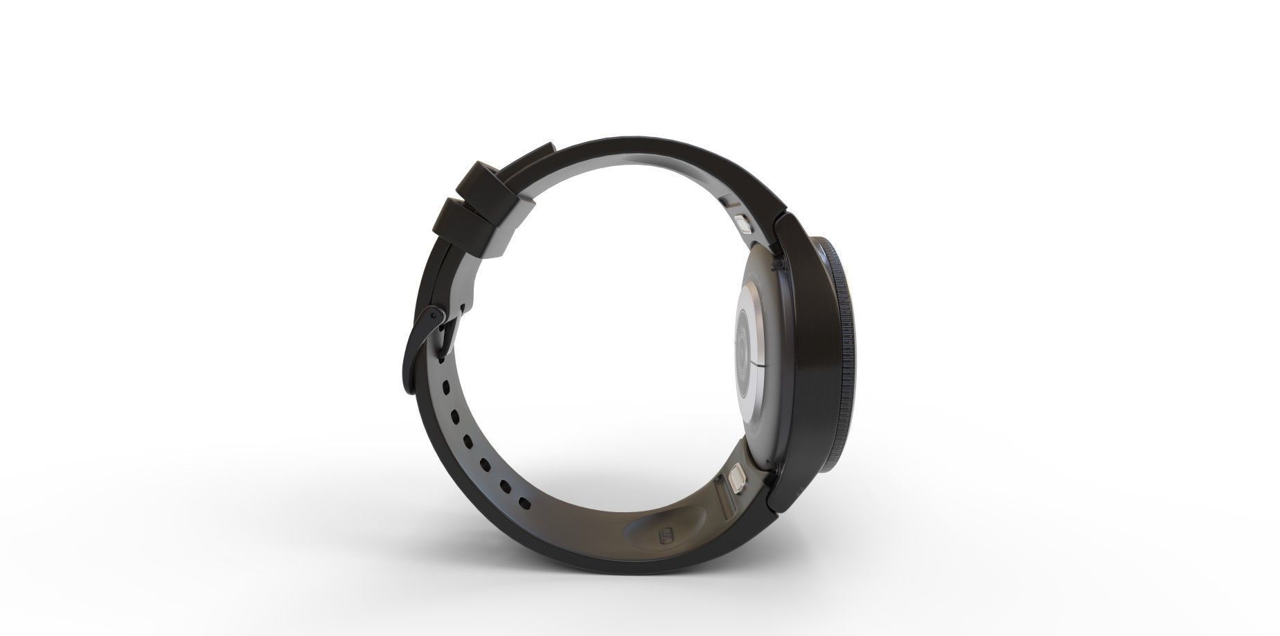 Tempered Glass Screen Protector For SamSung Galaxy Watch5 3D model_4