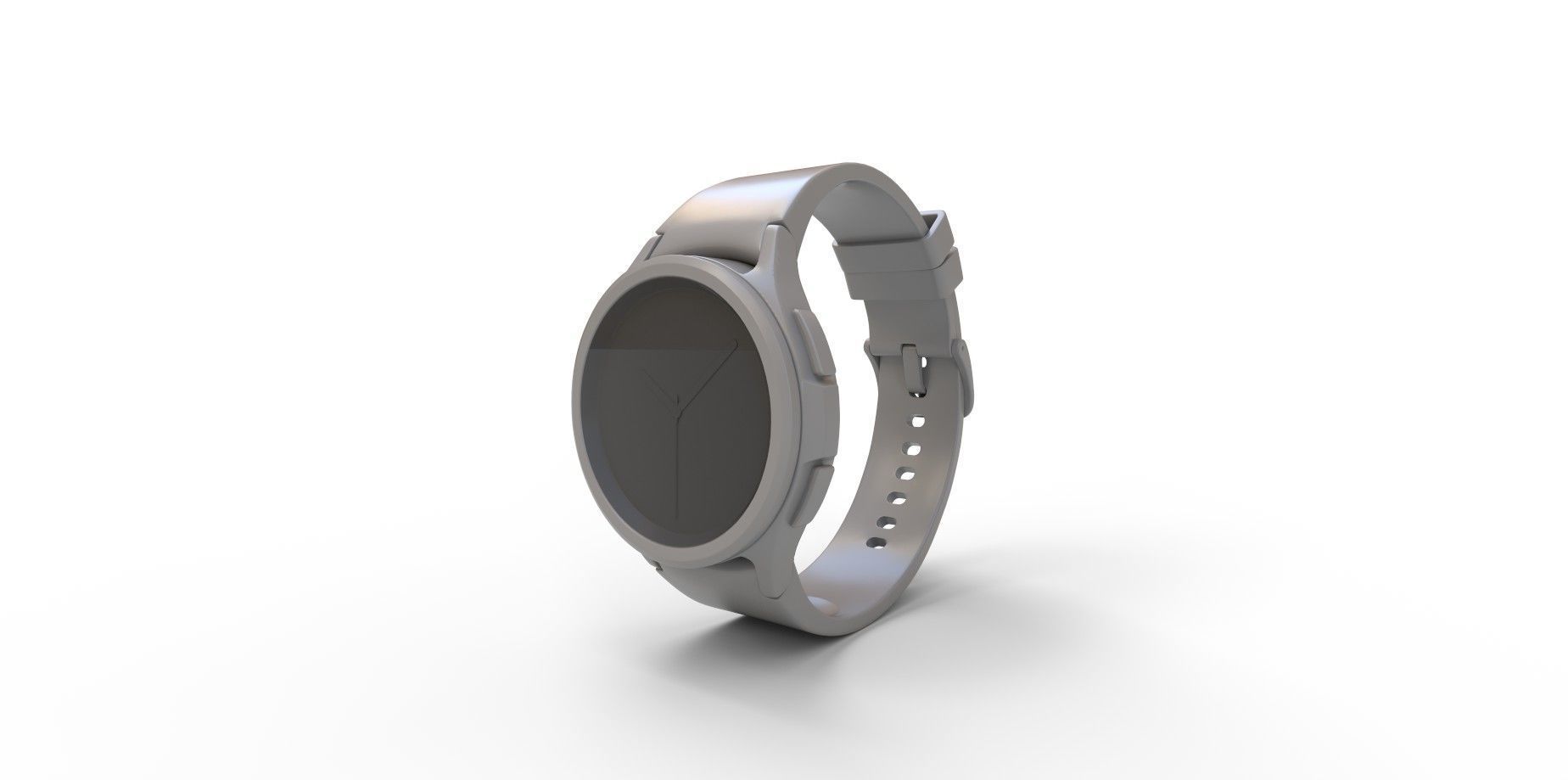 Tempered Glass Screen Protector For SamSung Galaxy Watch5 3D model_1