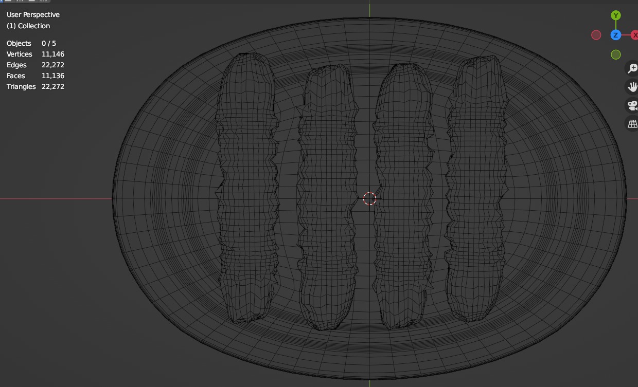 Chicken and meat kebab 3D model_5
