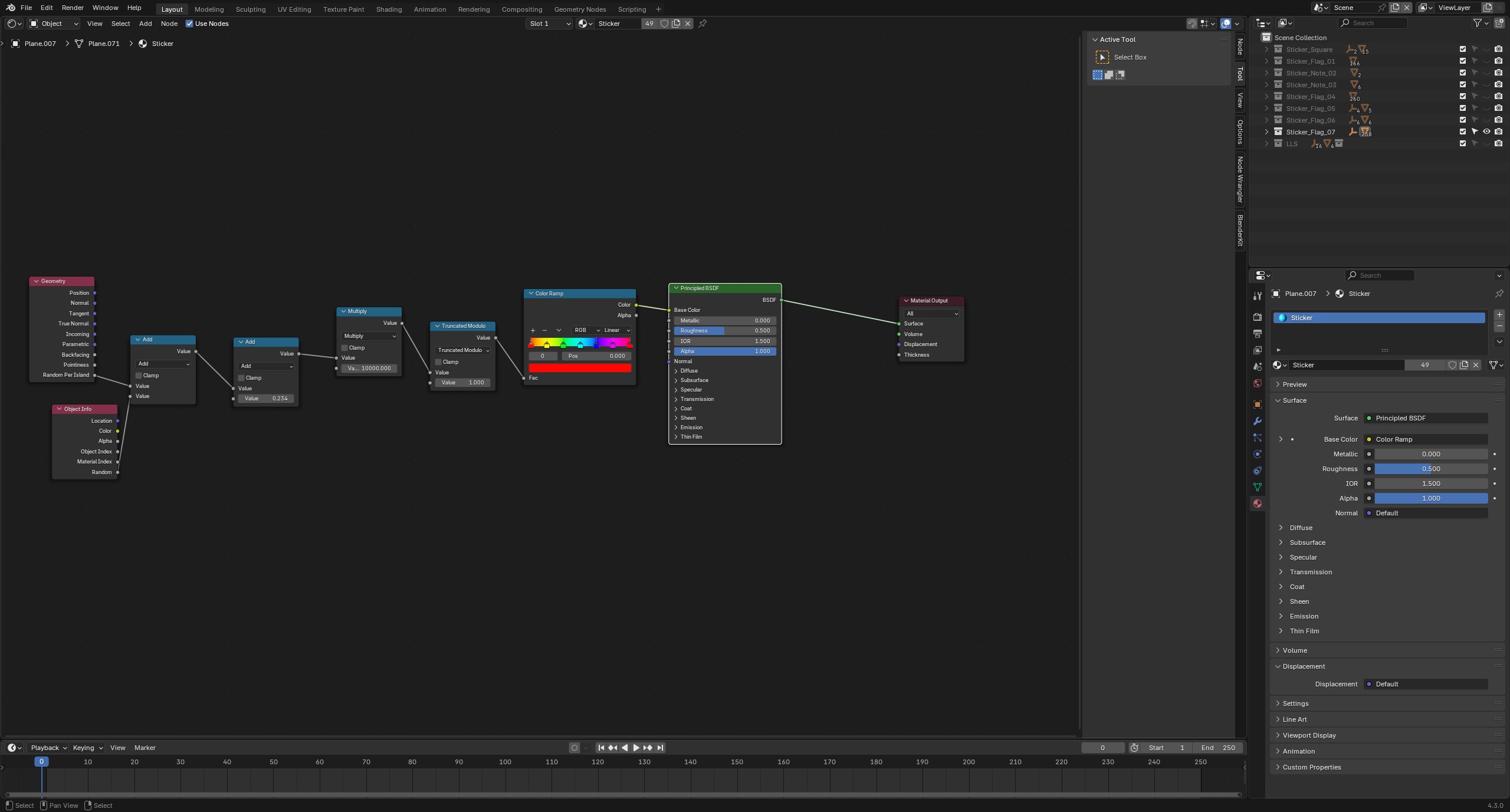 Sticky Notes Collection 3D model_12