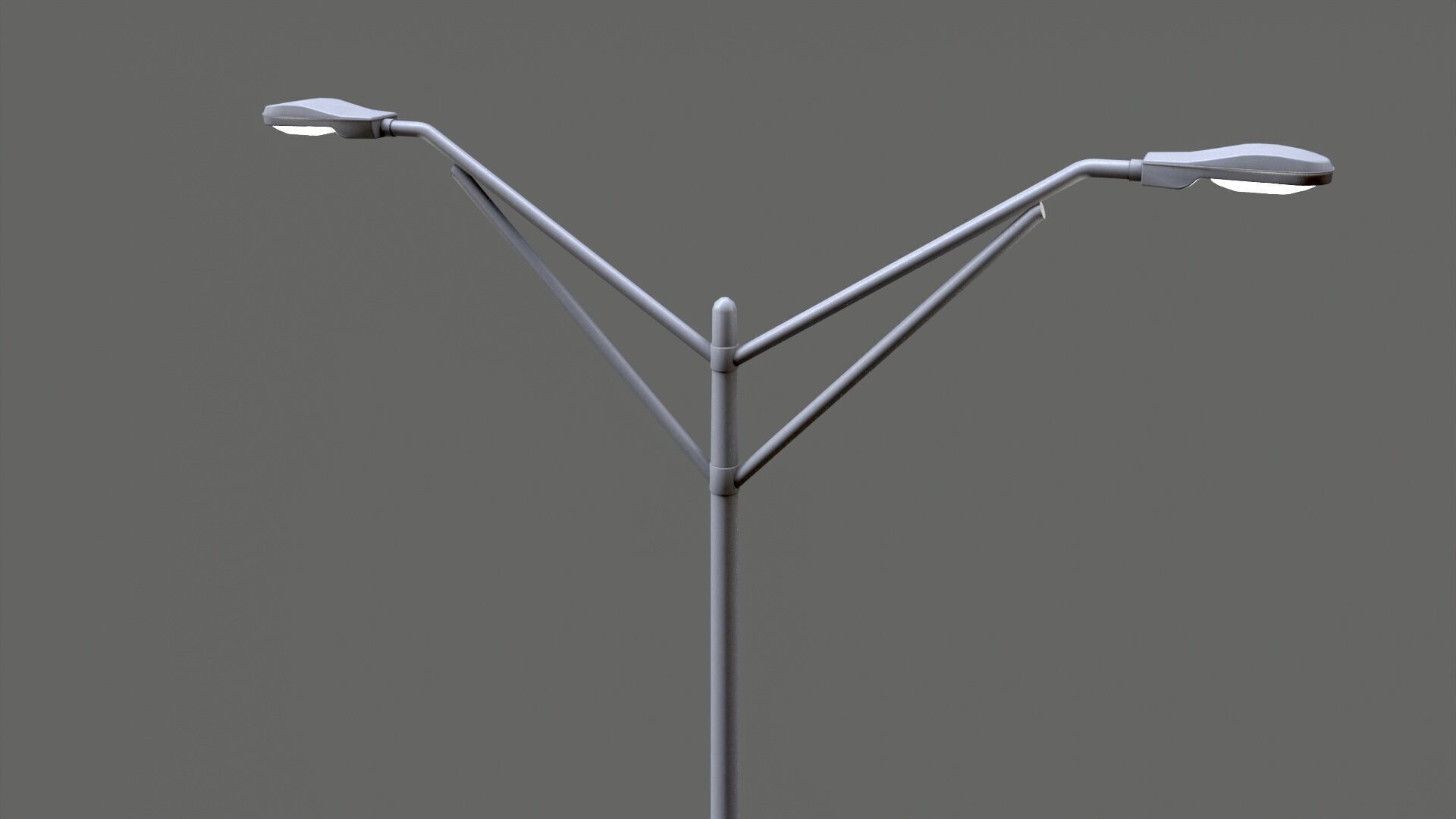 Street light Low-poly 3D model_9