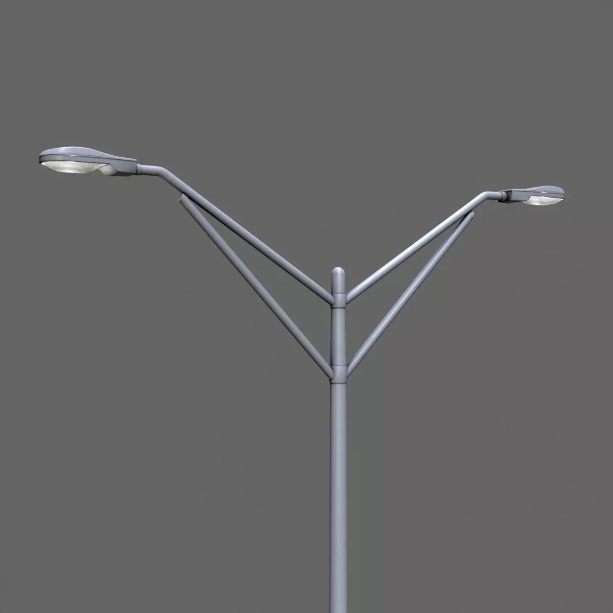 Street light Low-poly 3D model_0