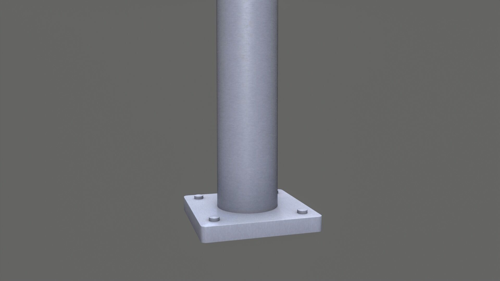 Street light Low-poly 3D model_7