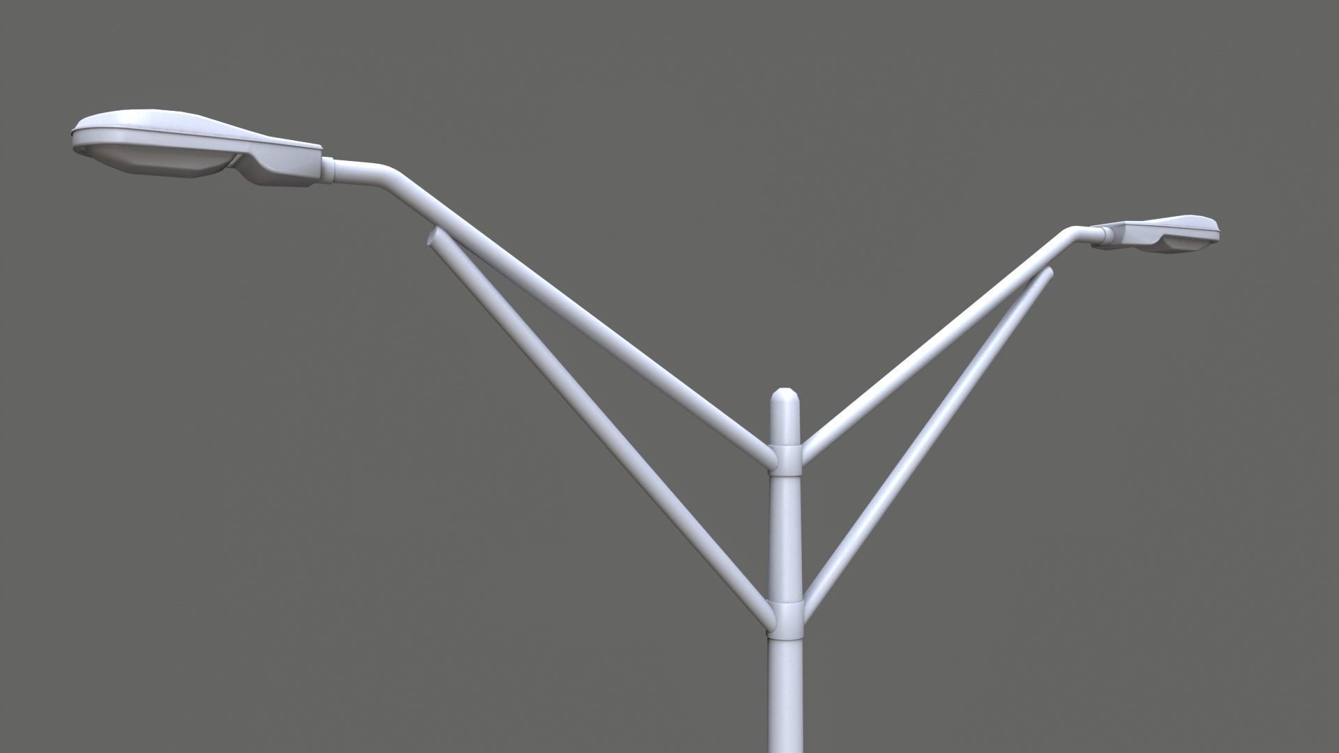 Street light Low-poly 3D model_10