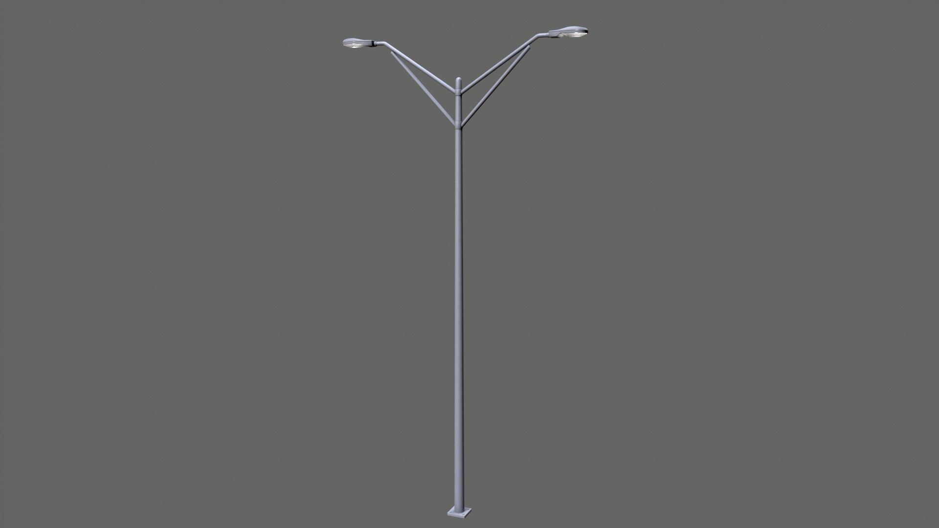 Street light Low-poly 3D model_6