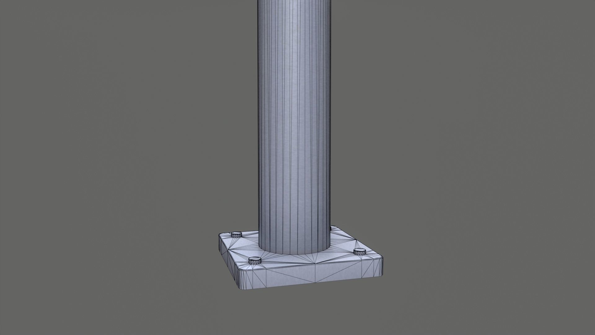 Street light Low-poly 3D model_8