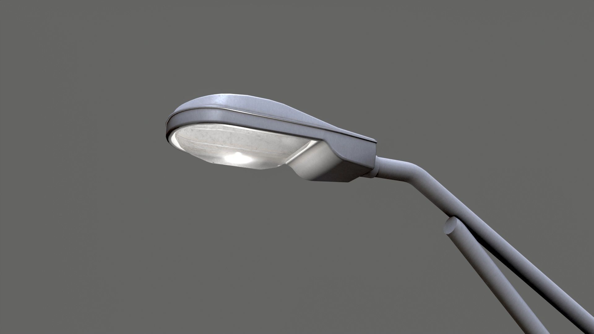 Street light Low-poly 3D model_2