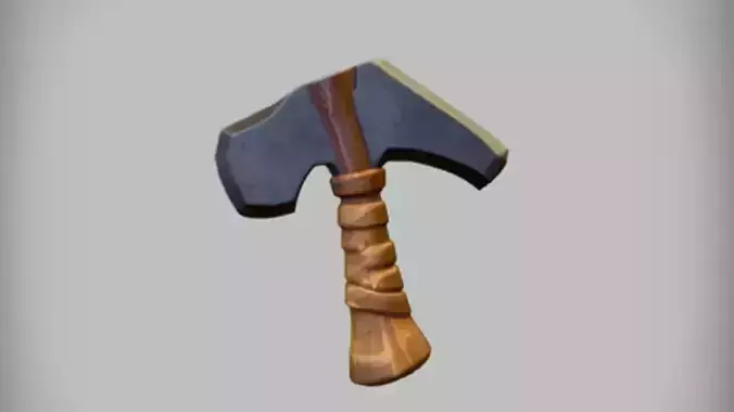 Primitive stone axe