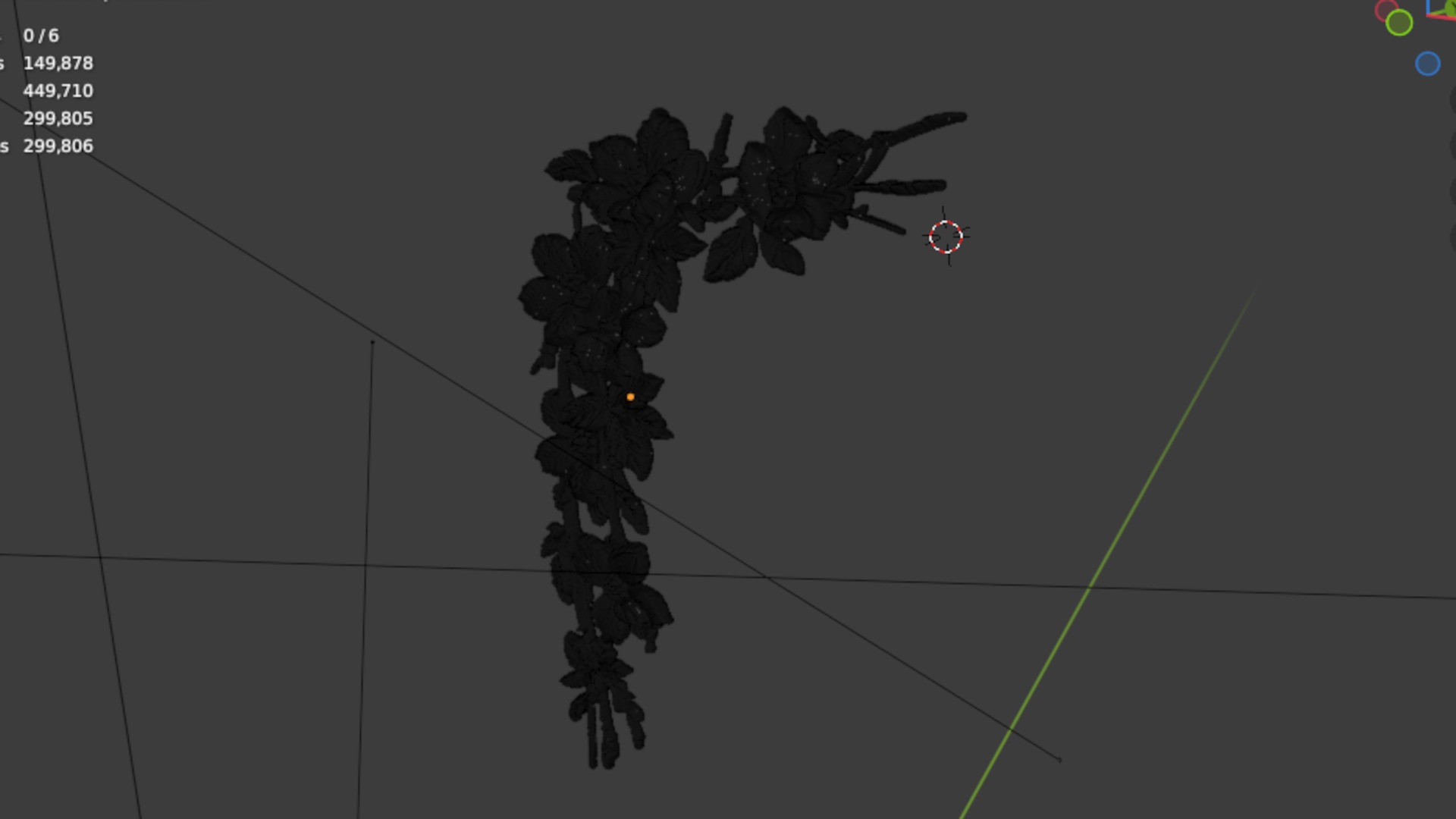 corner carved decor ornament 491 3D print model_6