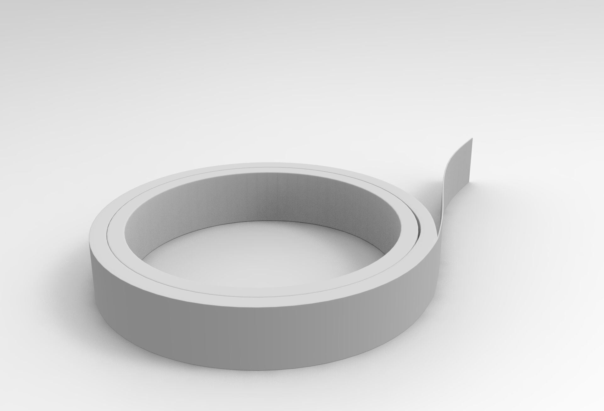 Bury Tape Low-poly 3D model_7