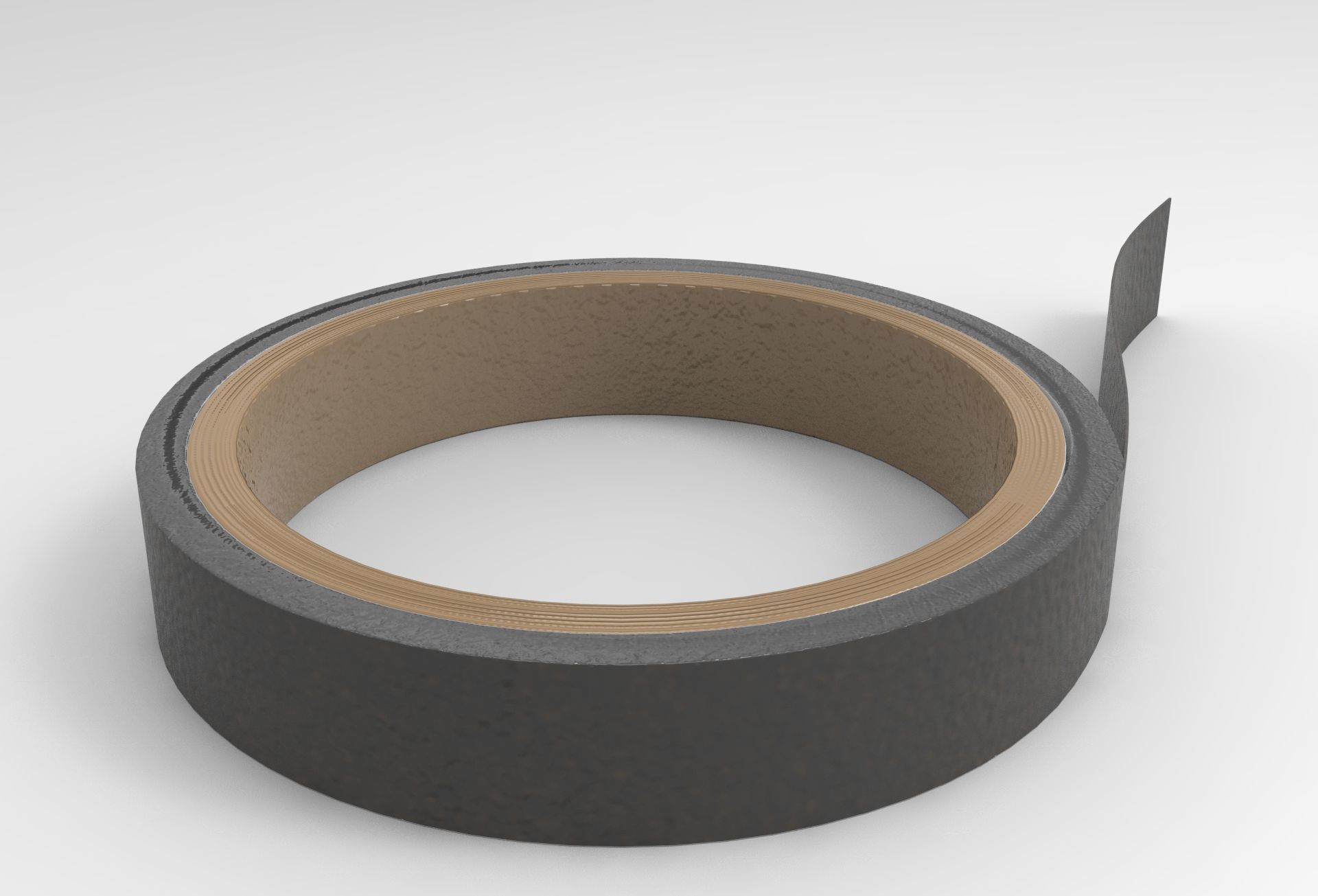 Bury Tape Low-poly 3D model_3