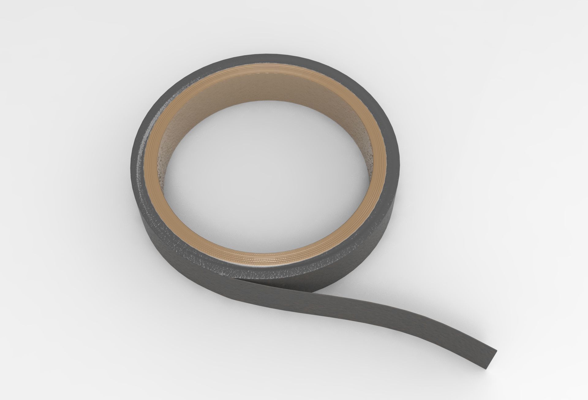 Bury Tape Low-poly 3D model_1