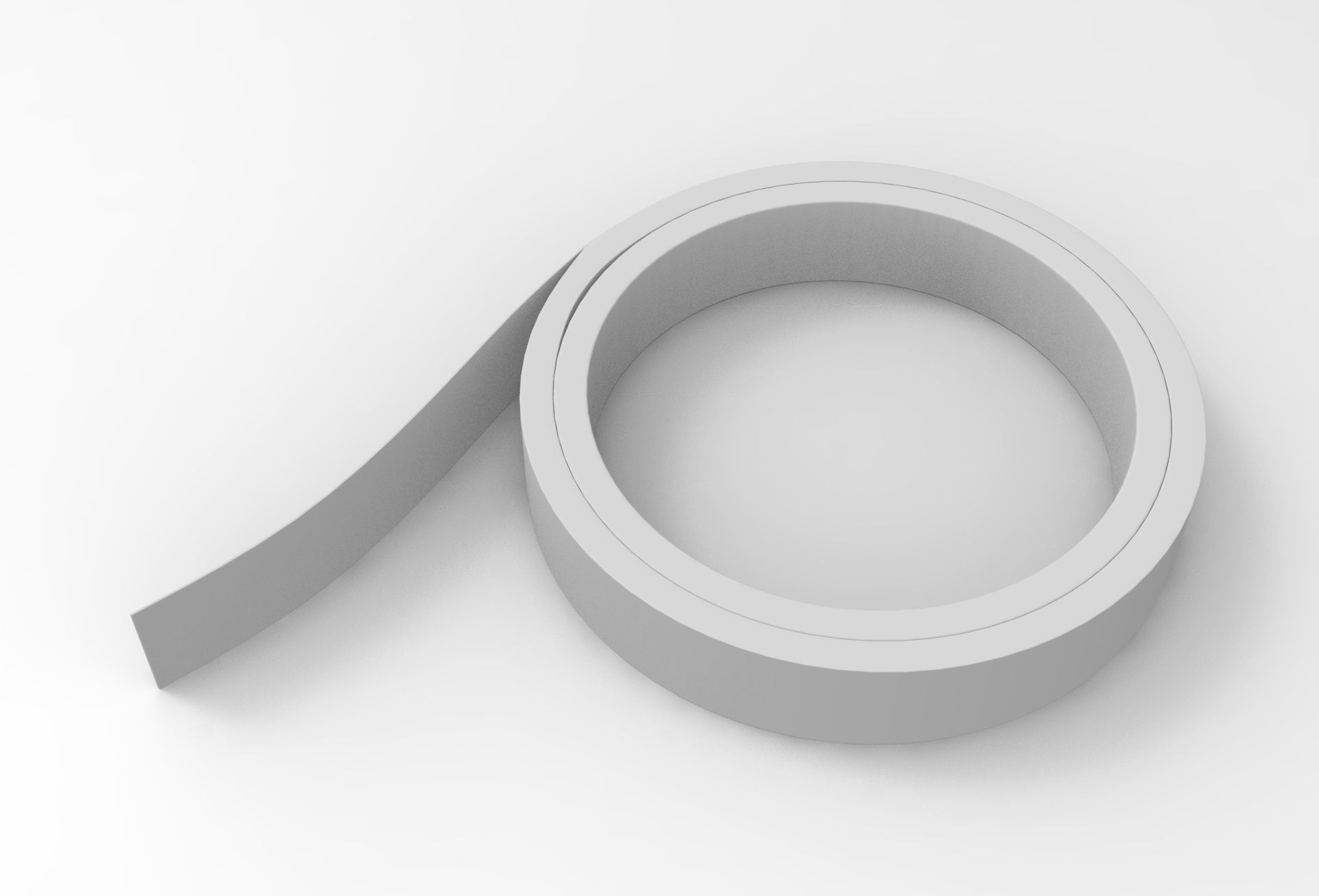 Bury Tape Low-poly 3D model_8