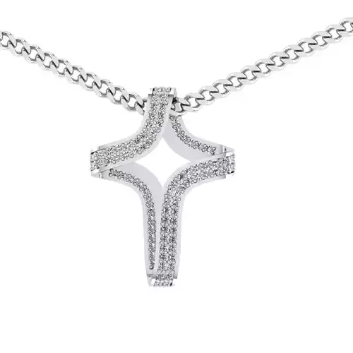 Diamond Cross Pendant
