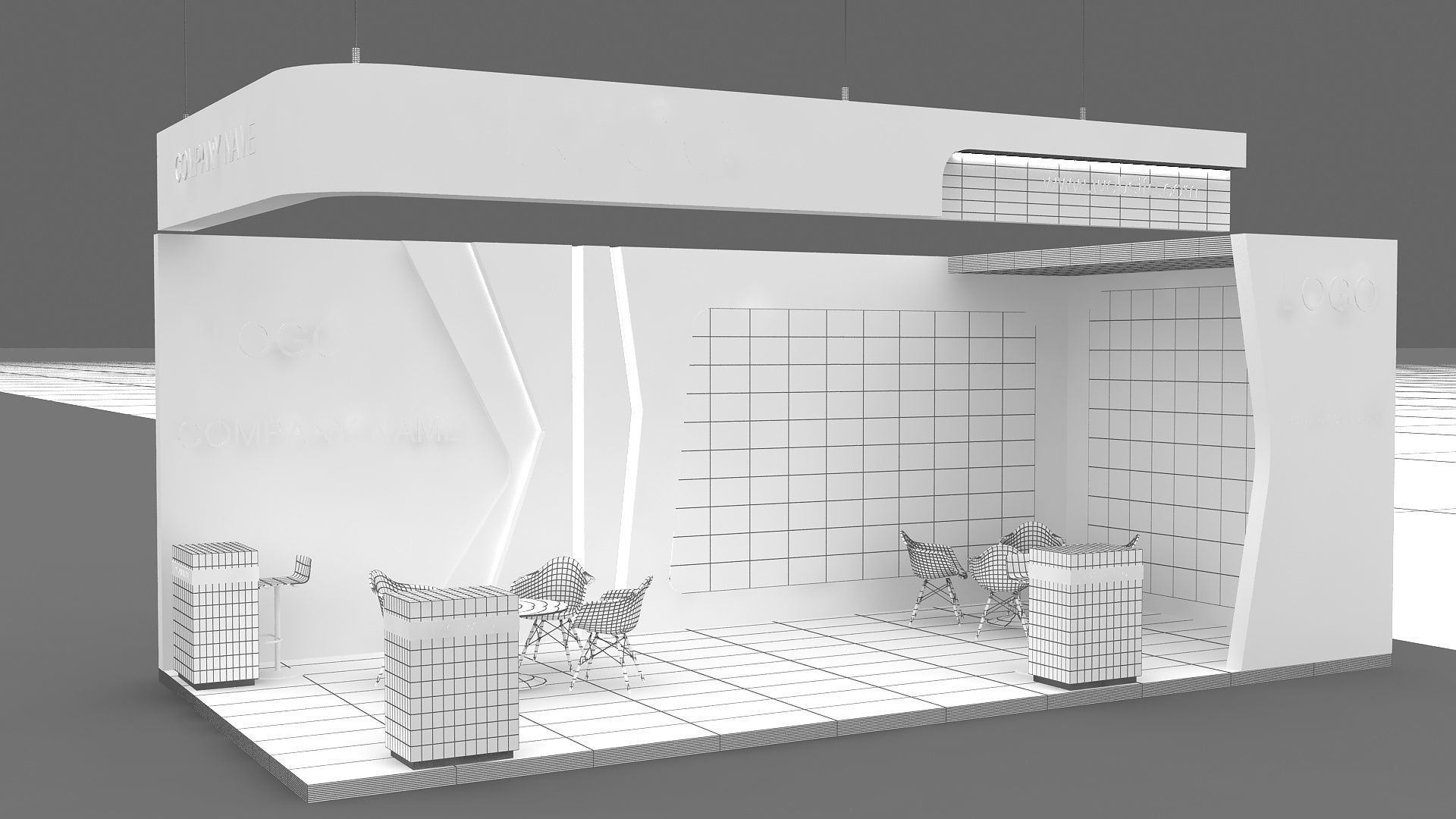 3D Model Exhibition 3D model_7