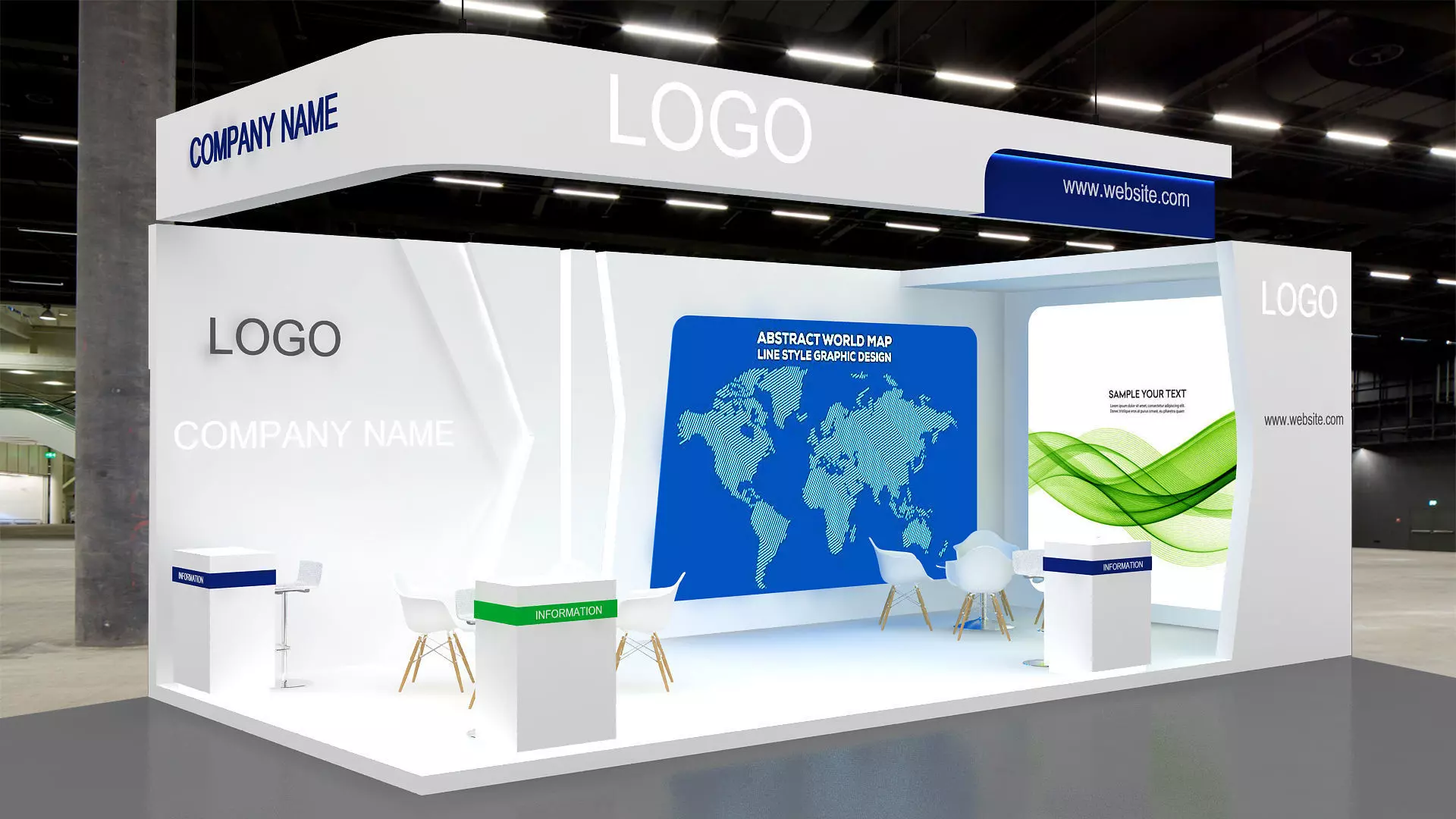 3D Model Exhibition 3D model_1