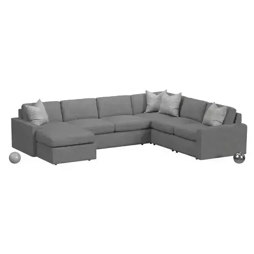 Flexsteel Sky Sectional With  Chaise