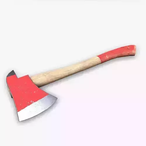 Low poly axe good quality