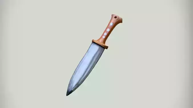 A hunting knife