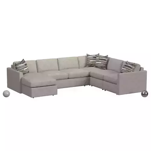 Flexsteel Sky Sectional With  Chaise
