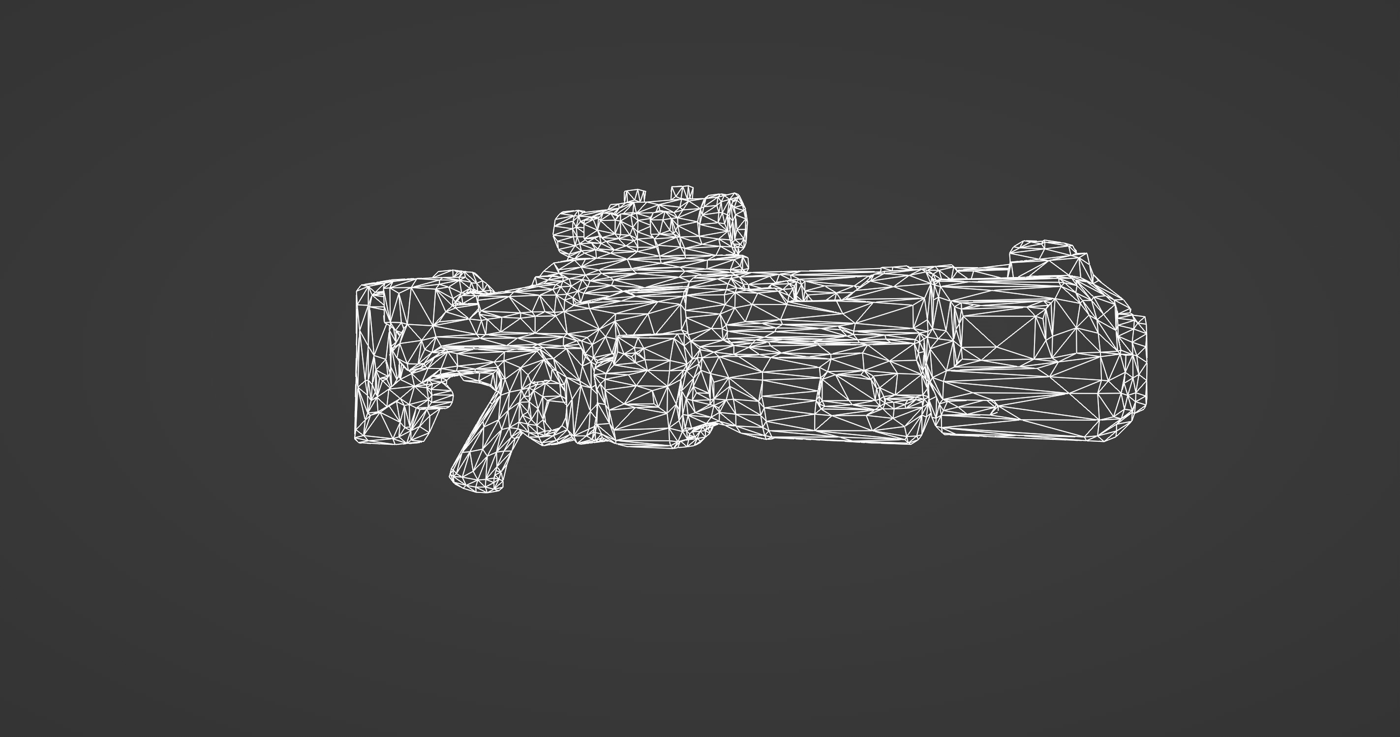 Sci-Fi Energy Rifle with Advanced Scope  3D model_11