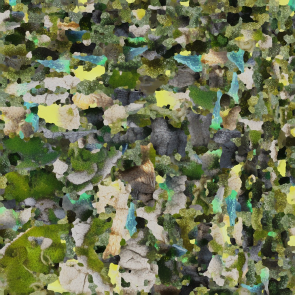 Floating Magic Island with Crystal Energy 3D model_12