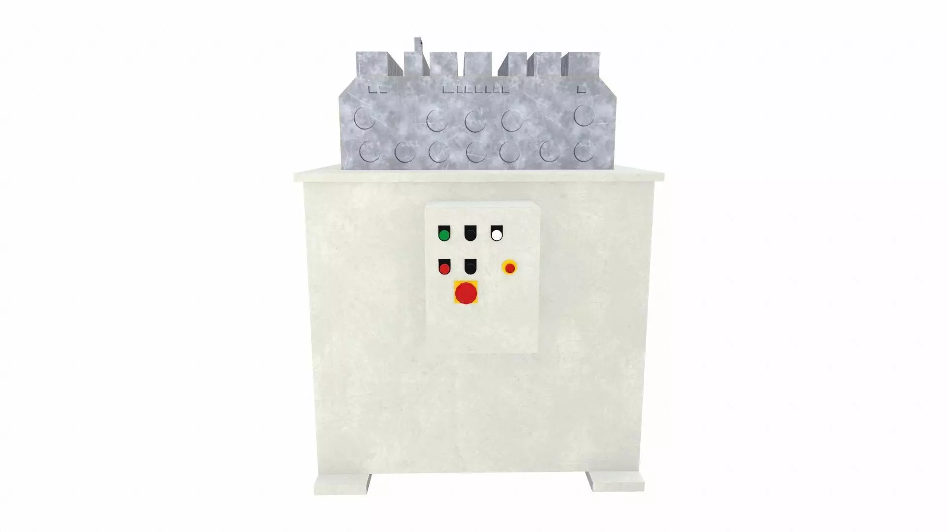 Elevator Machine Low-poly 3D model_0