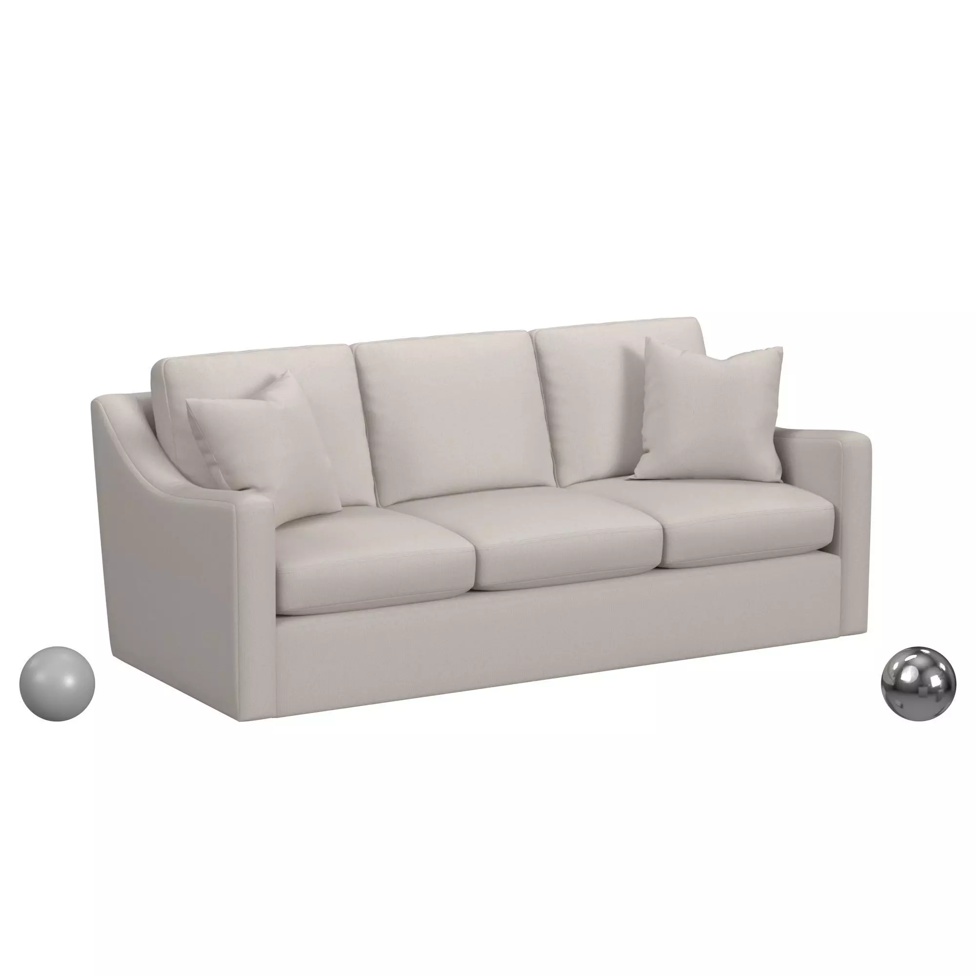 Dimitri 3 Over 3 Sofa 3D model_0