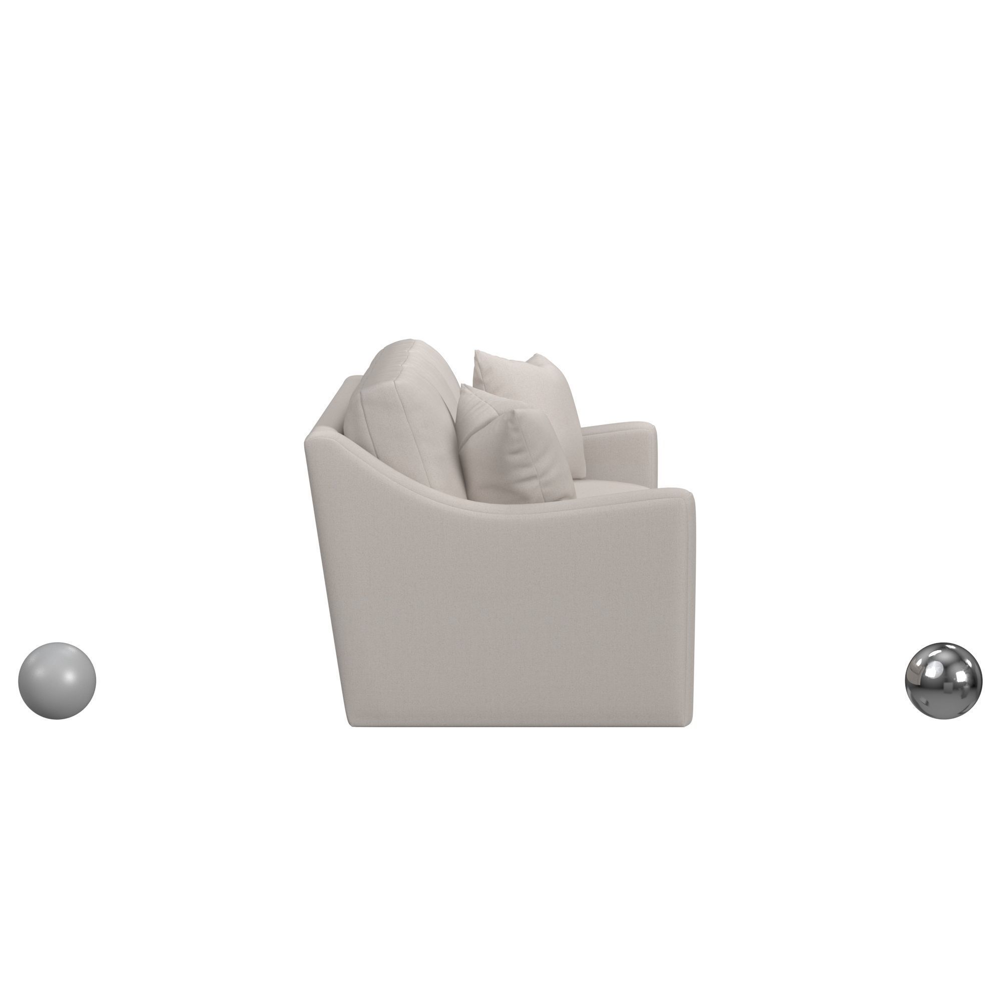 Dimitri 3 Over 3 Sofa 3D model_2