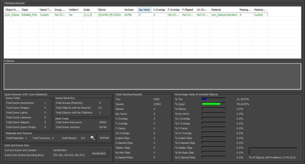 Lion Statue 3D model_21