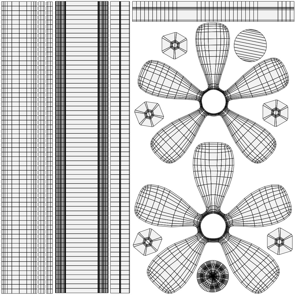 High-Detail Car Wheels Set for Games and Rendering 3D Model Collection_20