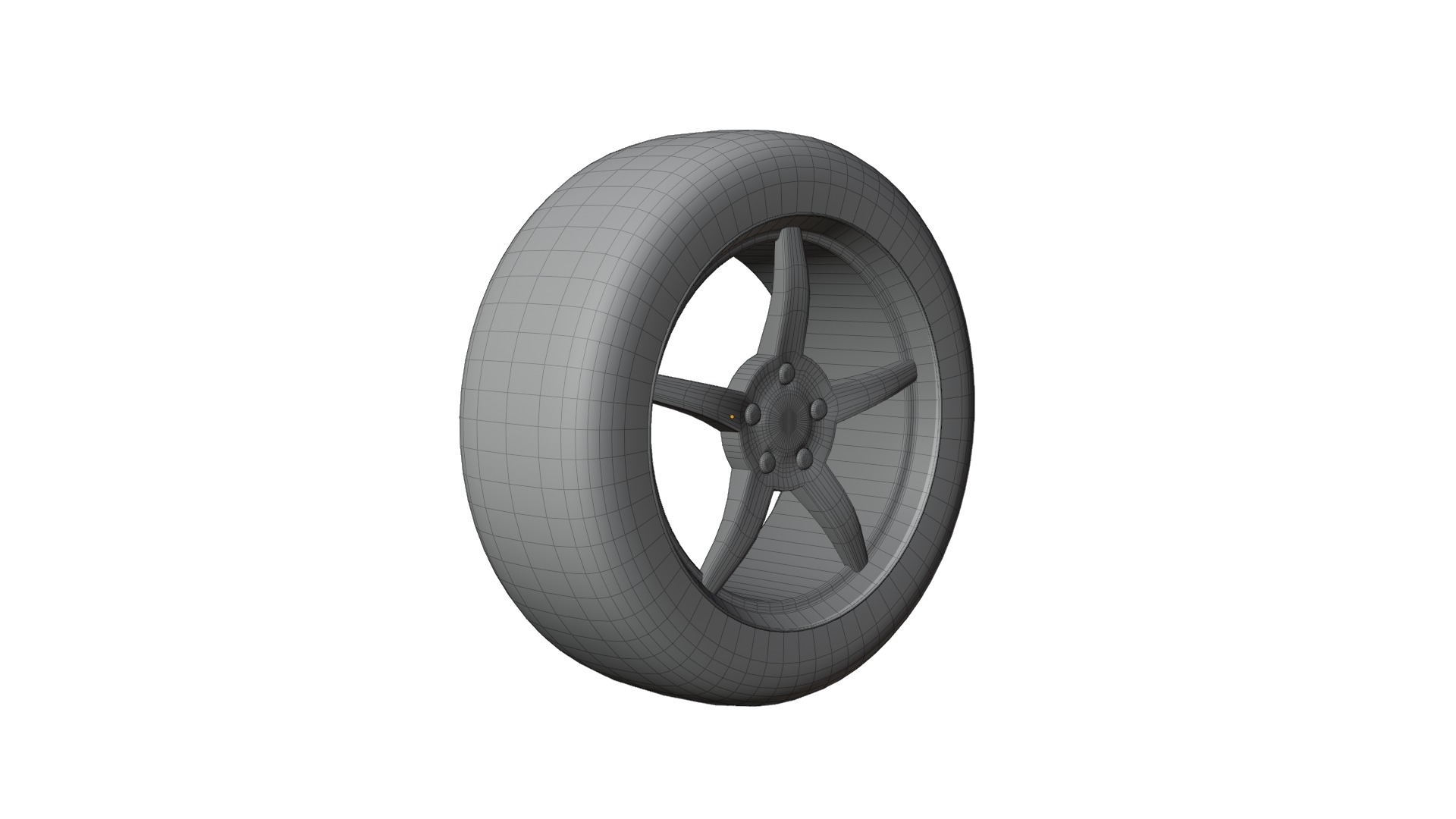 High-Detail Car Wheels Set for Games and Rendering 3D Model Collection_11