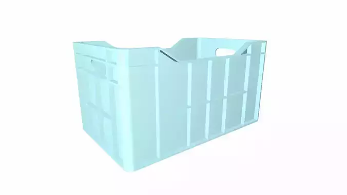 Plastic Crate Storage Bin