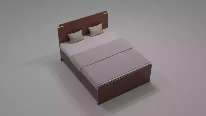3d bad Furniture Model