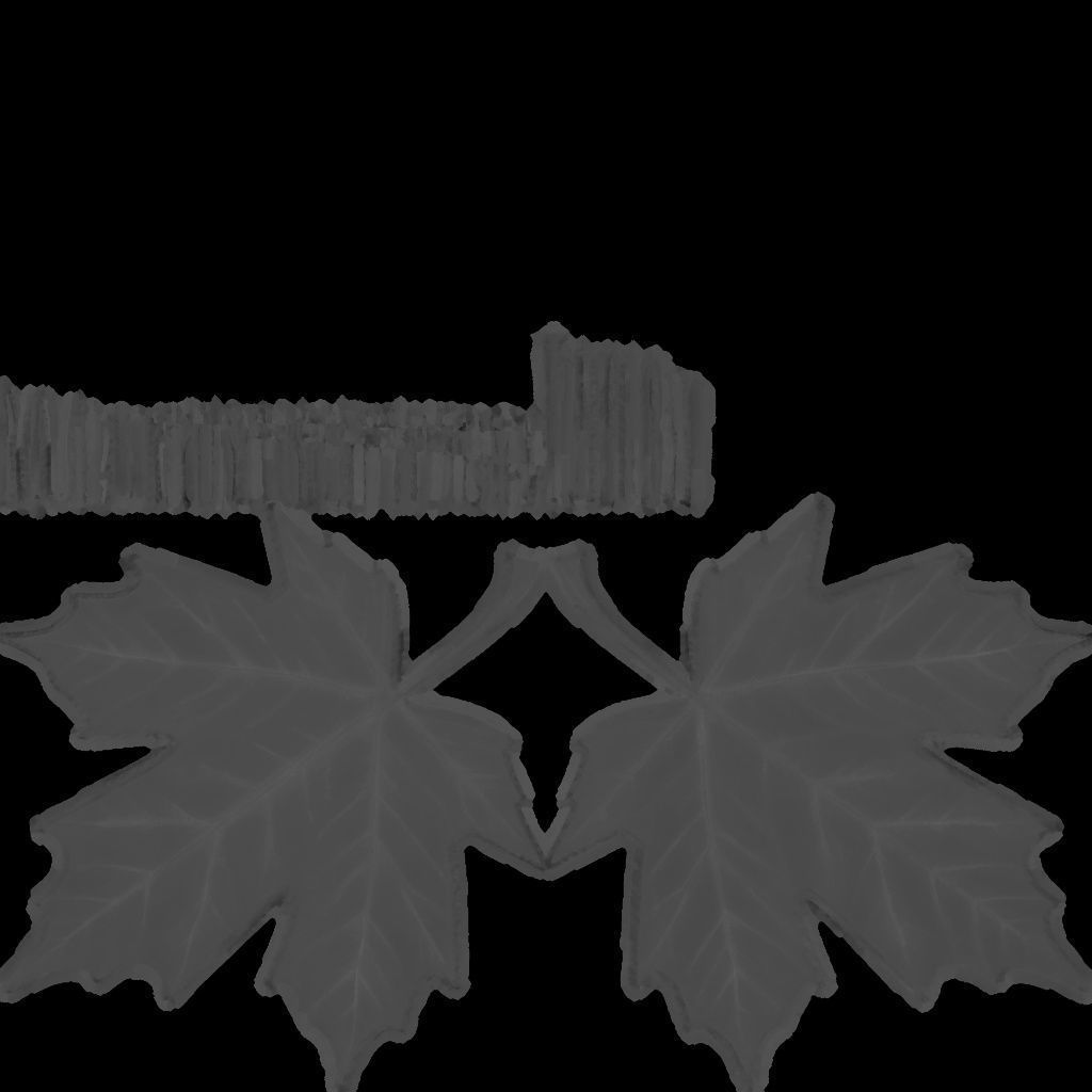 Maple Leaf Canadian Symbol Low-poly 3D model_4