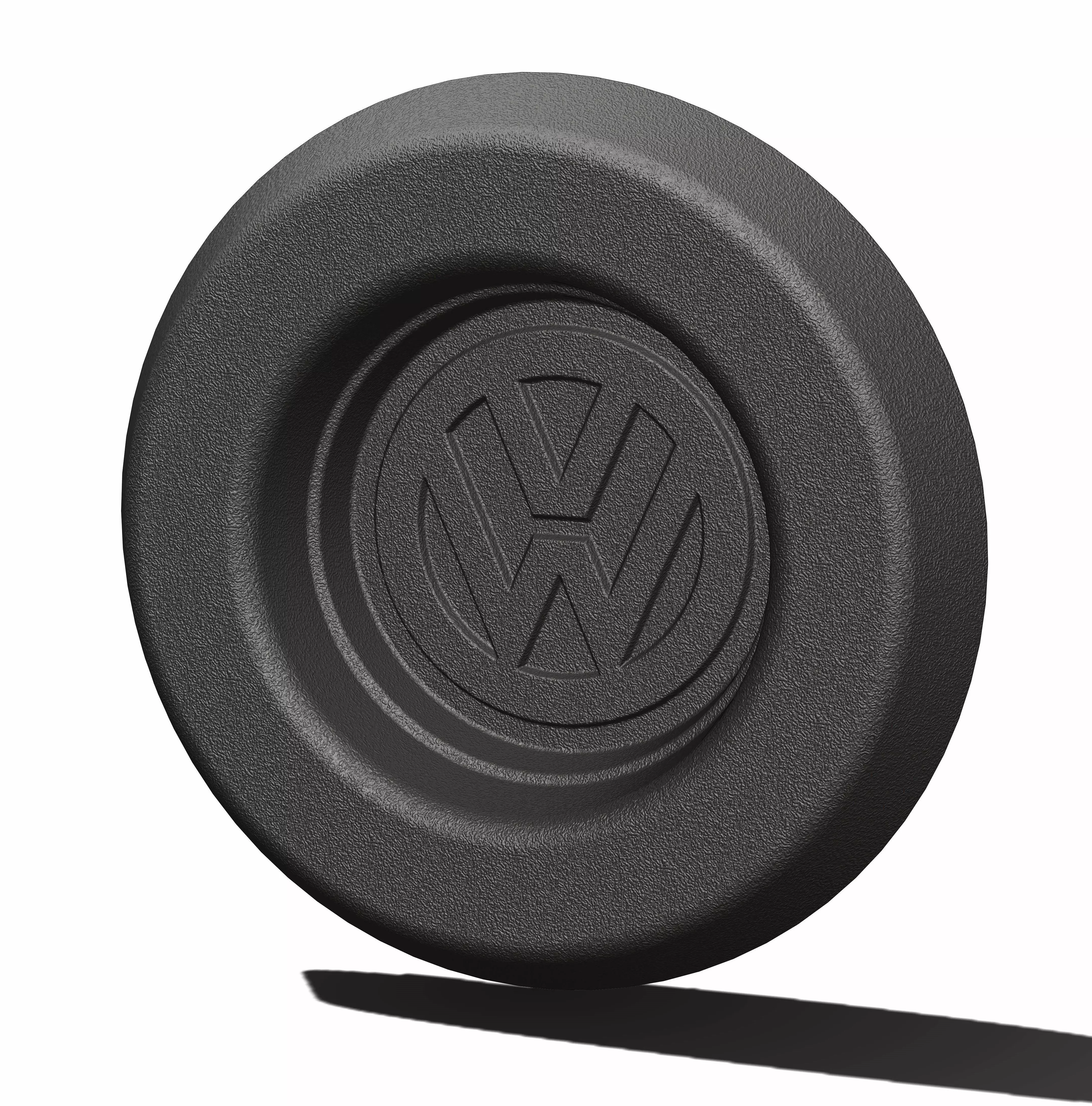 VW Volkswagen Mk1 GTI Steering Wheel Spucknapf Horn 3D print model_0