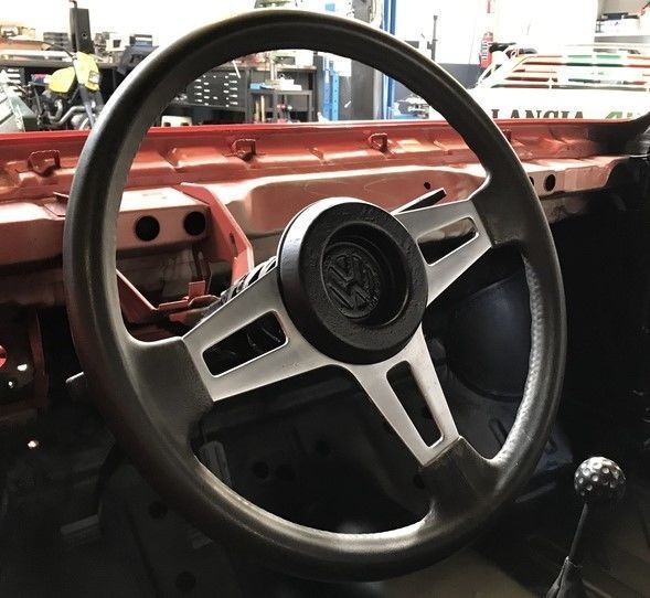 VW Volkswagen Mk1 GTI Steering Wheel Spucknapf Horn 3D print model_2