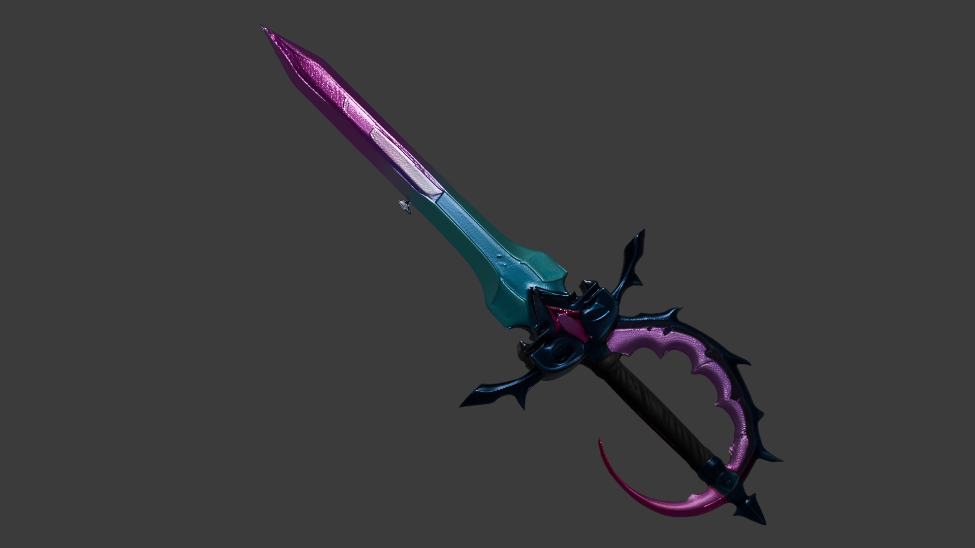 Rainbow Sword 3D model_5