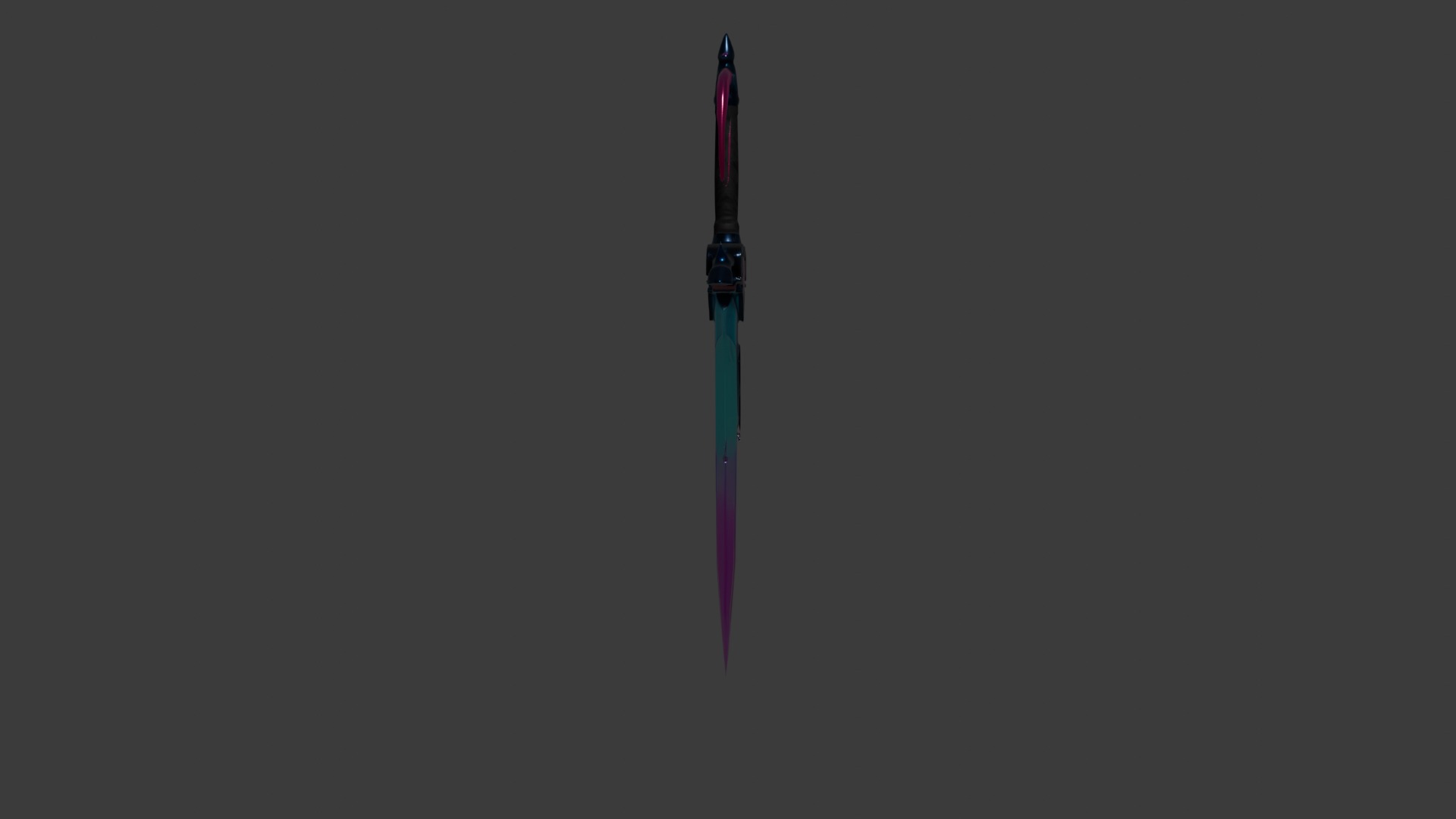 Rainbow Sword 3D model_2