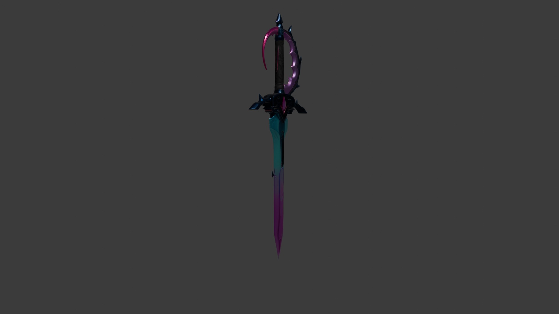 Rainbow Sword 3D model_1