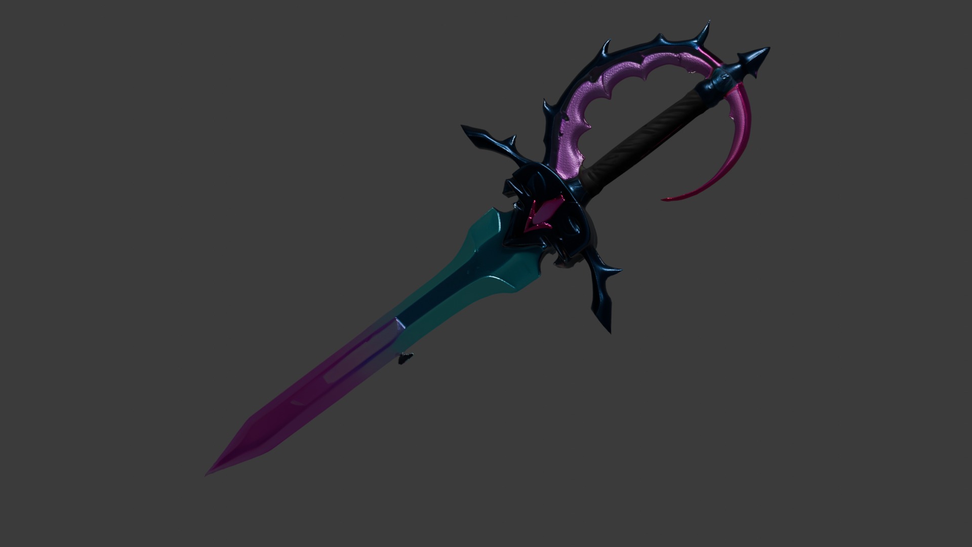 Rainbow Sword 3D model_4